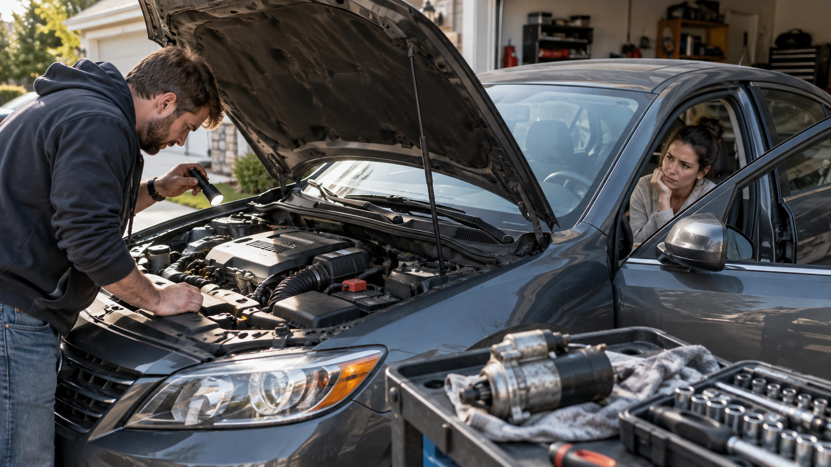 how to start a car with a bad starter